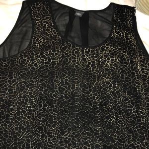 Torrid sheer sleeveless shirt